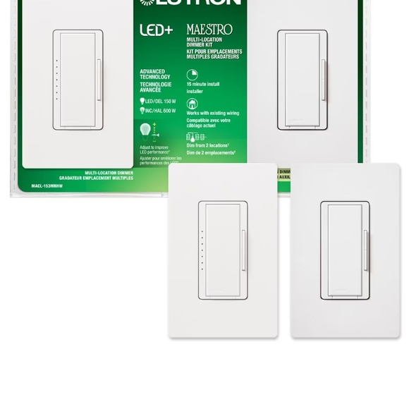 Maestro LED+ Dimmer 3-Way or Multi-Location Kit - Picture 2 of 6